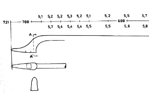 Planos de arcos barrocos para violonchelo